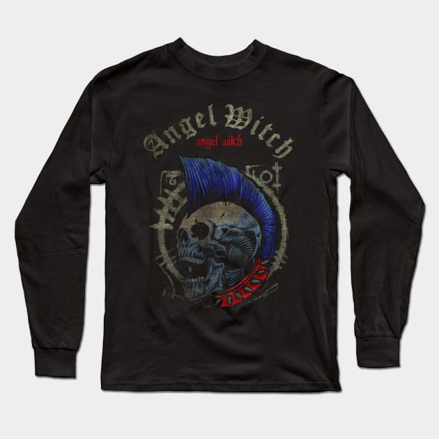 PUNK METAL SKULL || ANGEL WITCH Long Sleeve T-Shirt by elsa-HD